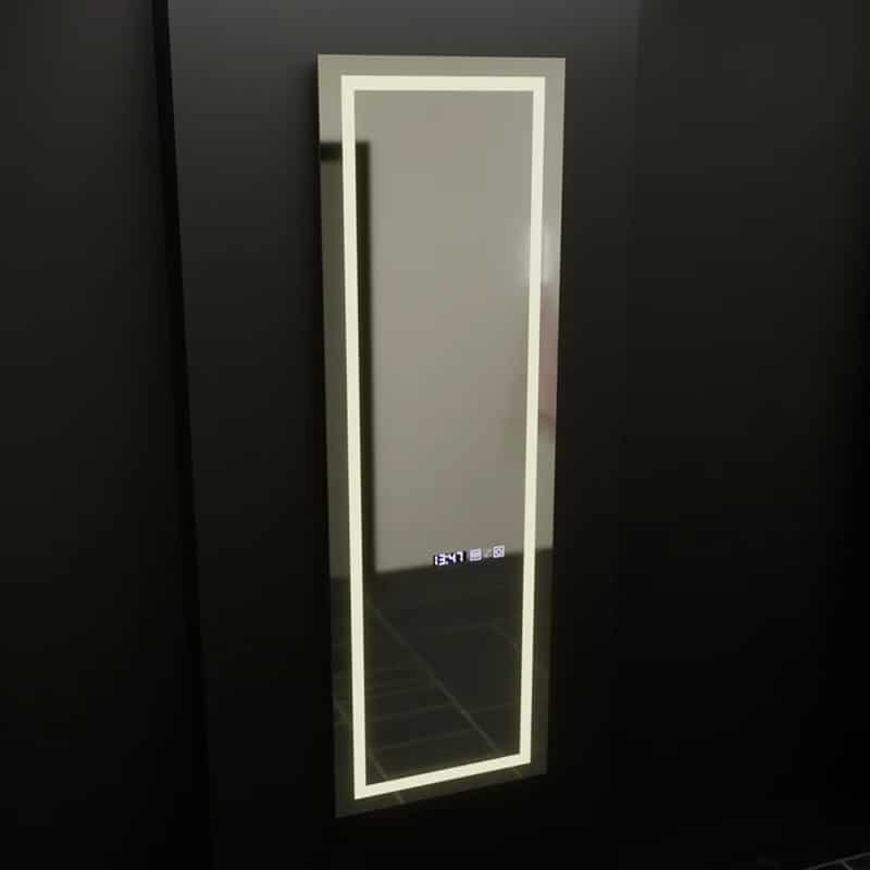 Oglinda LED Dressing, 45x140cm, Touch, Senzor Miscare, Sistem Dezaburire, Ceas si Termometru, Lumina Calda, Rece, Neutra, Dimabila 3 Oglinda LED Dressing, 45x140cm, Touch, Senzor Miscare, Sistem Dezaburire, Ceas si Termometru, Lumina Calda, Rece, Neutra, Dimabila - imagine 3