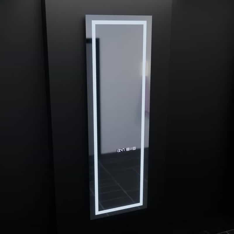 Oglinda LED Dressing, 45x140cm, Touch, Senzor Miscare, Sistem Dezaburire, Ceas si Termometru, Lumina Calda, Rece, Neutra, Dimabila 4 Oglinda LED Dressing, 45x140cm, Touch, Senzor Miscare, Sistem Dezaburire, Ceas si Termometru, Lumina Calda, Rece, Neutra, Dimabila - imagine 4