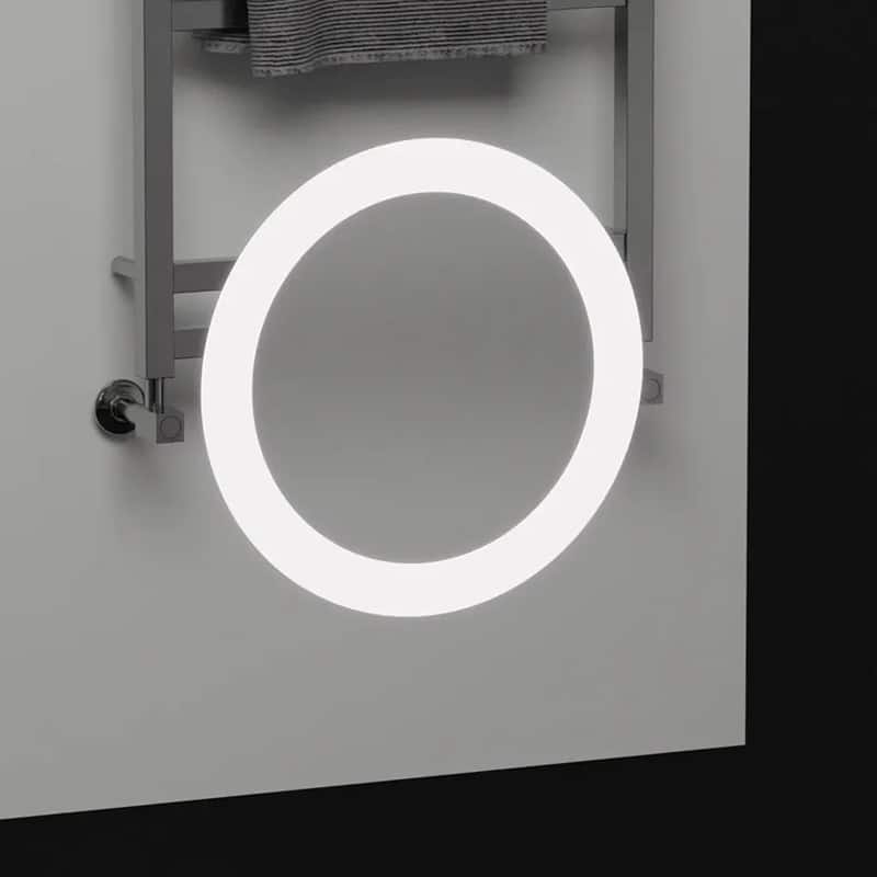 Oglinda LED Moderna 60x80cm, Sistem Dezaburire, Ceas & Termometru, Lupa Cosmetica, 3 Tipuri de Lumina, Dimabila 3 Oglinda LED Moderna 60x80cm, Sistem Dezaburire, Ceas & Termometru, Lupa Cosmetica, 3 Tipuri de Lumina, Dimabila - imagine 3