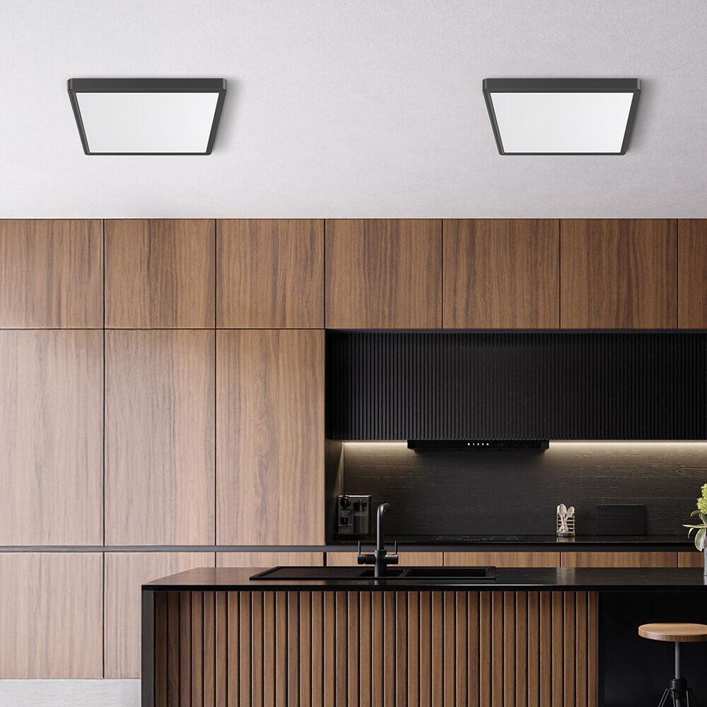 PLAFONIERA LED 36W 3in1 2600lm IP40 NEGRU JADE SQR SLR 2 PLAFONIERA LED 36W 3in1 2600lm IP40 NEGRU JADE SQR SLR - imagine 2