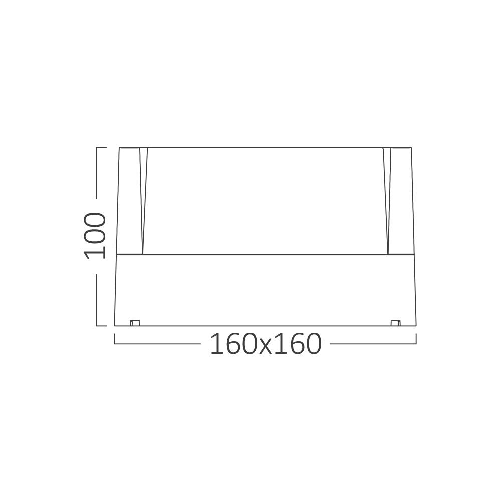 PLAFONIERA LED 15W 1450lm, 3IN1 IP65 WALLS-G1 SQR 6 PLAFONIERA LED 15W 1450lm, 3IN1 IP65 WALLS-G1 SQR - imagine 6