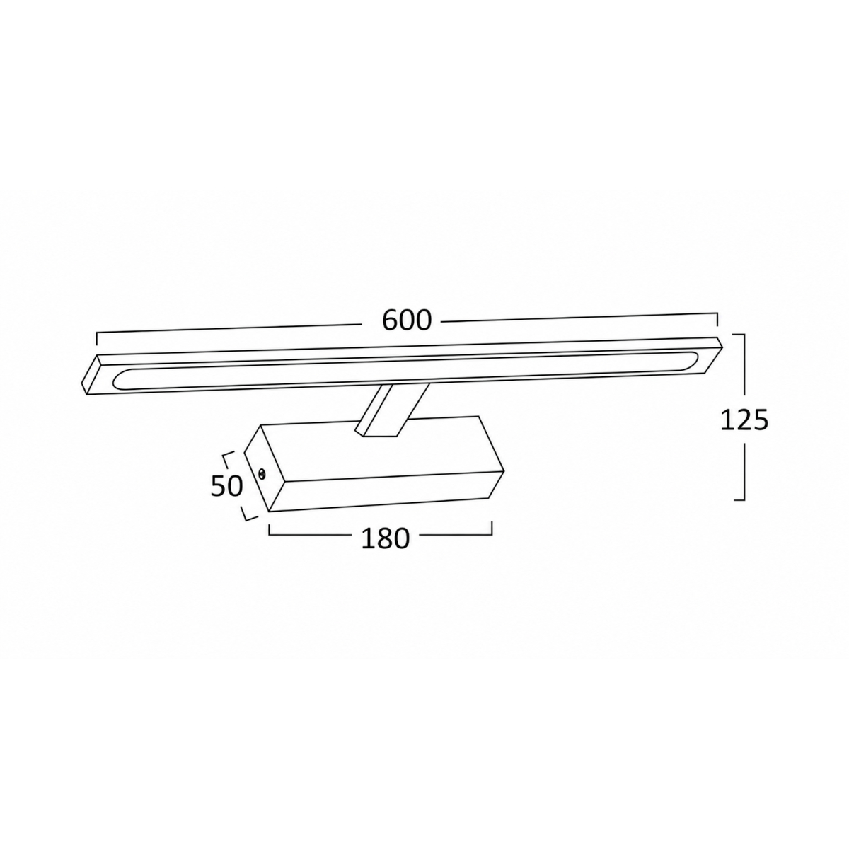 CORP LED PT BAIE 12W 3IN1 600MM CROM IP44 ARIA 7 CORP LED PT BAIE 12W 3IN1 600MM CROM IP44 ARIA - imagine 7