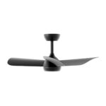 Lustra LED 18W 3 Functii cu Telecomanda si Ventilator Negru - imagine 2