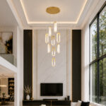 Lustra LED 216W Auriu 3 Functii LZ360-9