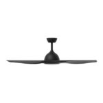 Lustra LED 24W 3 Functii cu Telecomanda si Ventilator Negru - imagine 2