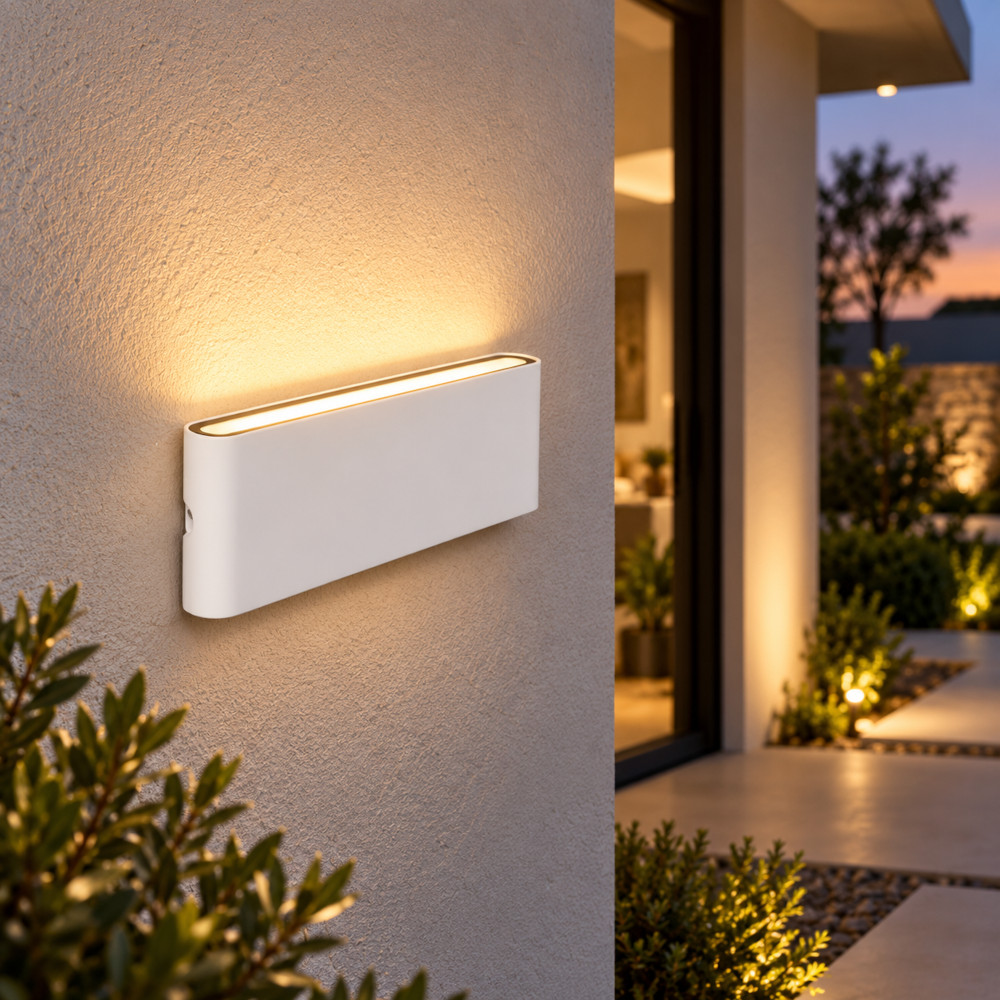 Aplica LED 24W Exterior Alb LZ75924 2 Aplica LED 24W Exterior Alb LZ75924 - imagine 2