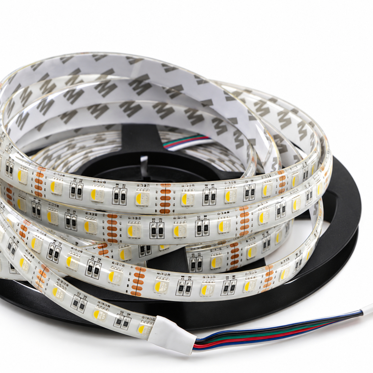 banda-led-5050-60-smd-ml-rgbw-super-bright-silicon-12v Banda LED 5050 60 SMD/ML RGBW Super Bright Silicon 12V - imagine 1