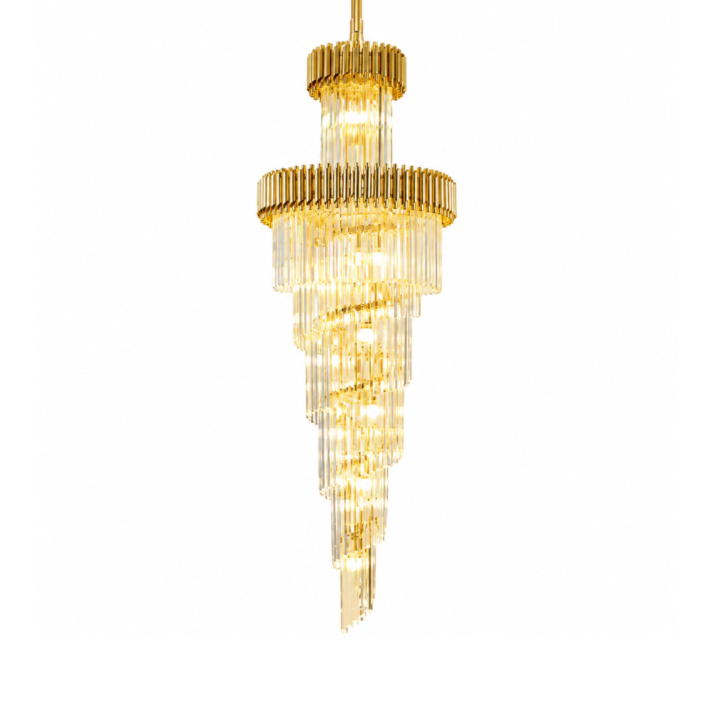 Candelabru 22 Socluri Auriu E14 LZ8032 2 Candelabru 22 Socluri Auriu E14 LZ8032 - imagine 2