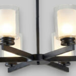 Lustra 6 Socluri E27 Titan Black - imagine 3