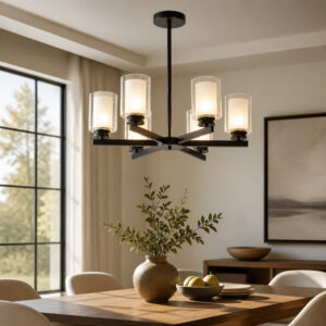 lustra 6 socluri e27 titan black