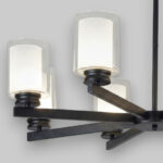 Lustra 8 Socluri E27 Titan Black - imagine 4