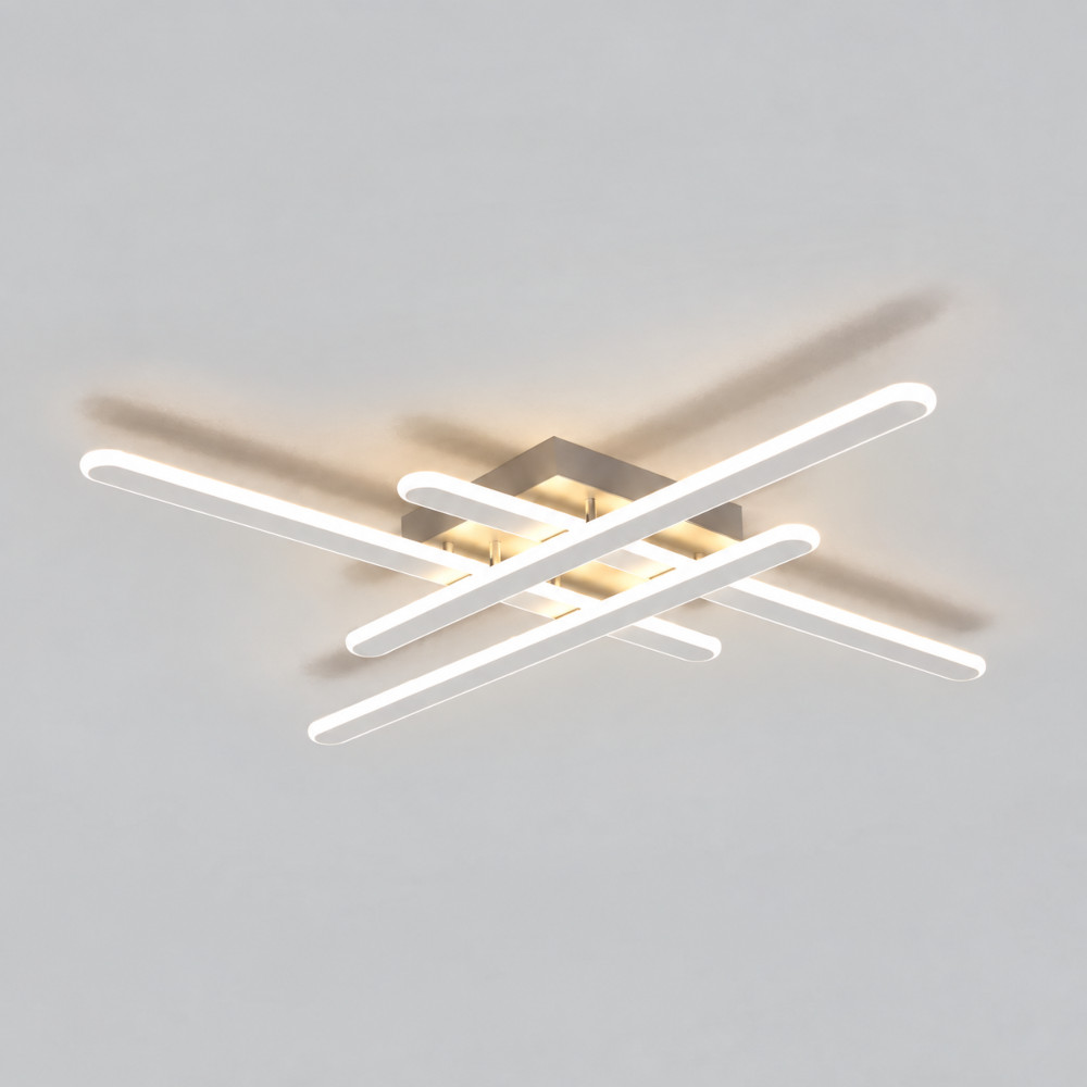 Lustra LED 144W Alba 3 Functii cu Telecomanda LZ112-4 3 Lustra LED 144W Alba 3 Functii cu Telecomanda LZ112-4 - imagine 3