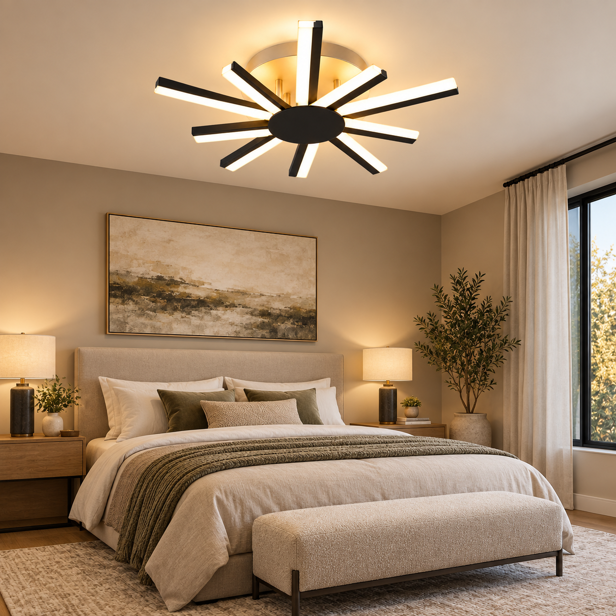 Lustra LED 70W 3 Functii cu Telecomanda LZ4064