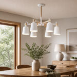 Lustra Vintage Alba 6 Socluri E27 THOR