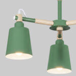 Lustra Vintage Verde 3 Socluri E27 BALDUR - imagine 3