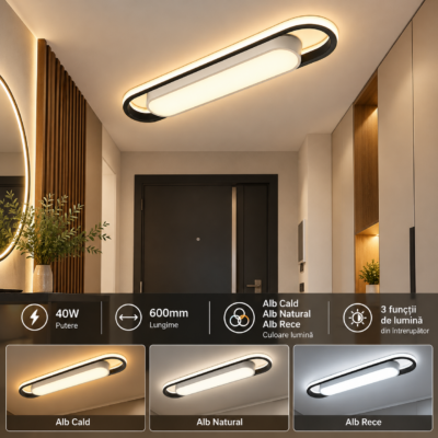 Aplica LED 40W 3 Functii LZ933-600