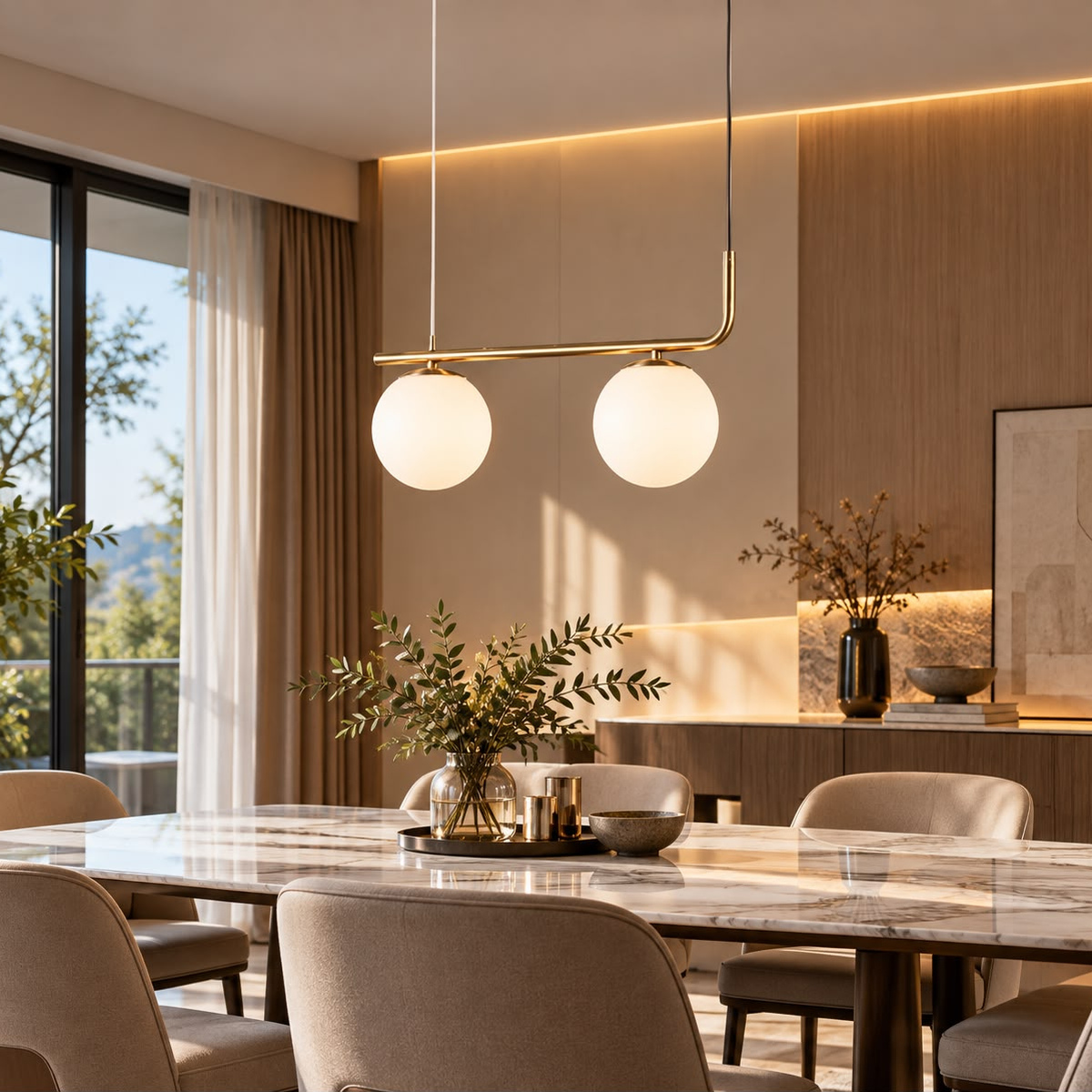 Lustra 2 Socluri E27 Aurie LZ3001-2 3 Lustra 2 Socluri E27 Aurie LZ3001-2 - imagine 3