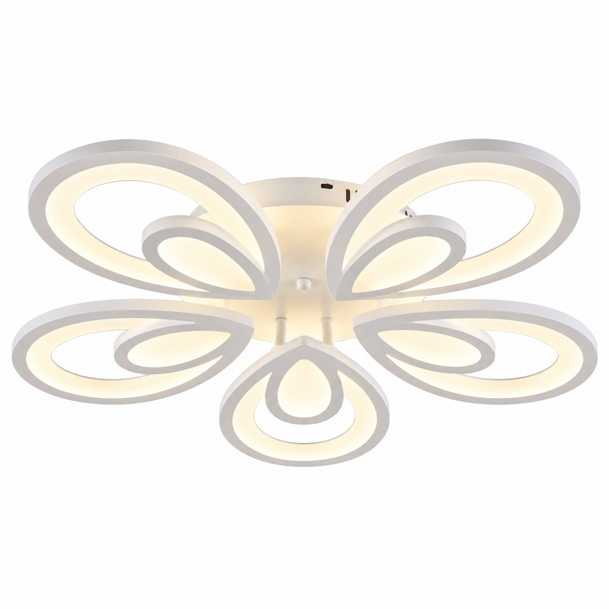 Lustra LED 160W Alba 3 Functii LZ5150-5 3 Lustra LED 160W Alba 3 Functii LZ5150-5 - imagine 3