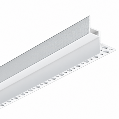 Profil Aluminiu Scafa Alb Dispersor Alb 2m 13MM