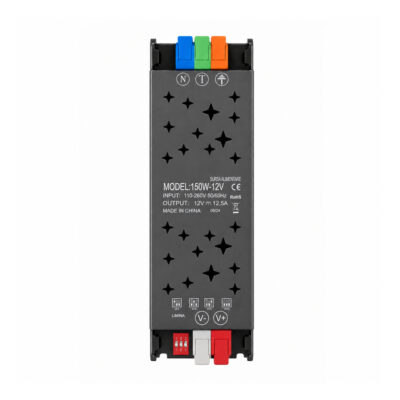 Sursa Alimentare Banda LED 12V 150W Slim Dimabila Presetata cu Clipsuri