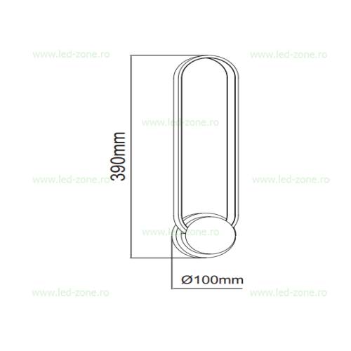 Aplica LED 12W ALWAYS-W 6 aplica led 12w always w descriere