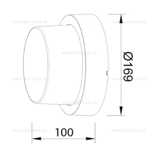 Aplica LED 12W Exterior SUGA-RO 5 aplica led 12w exterior suga 4