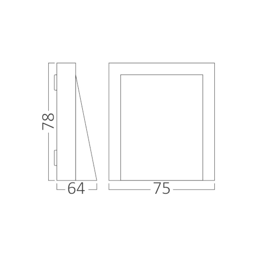 Aplica LED 6W Exterior CCT LZBG38-02682 7 aplica led 6w exterior lzbg38 02682 5