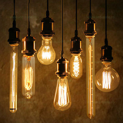 Aplica 2 Socluri E27 Rustic ROPE2W 5 bec led vintage e27 aplicatii