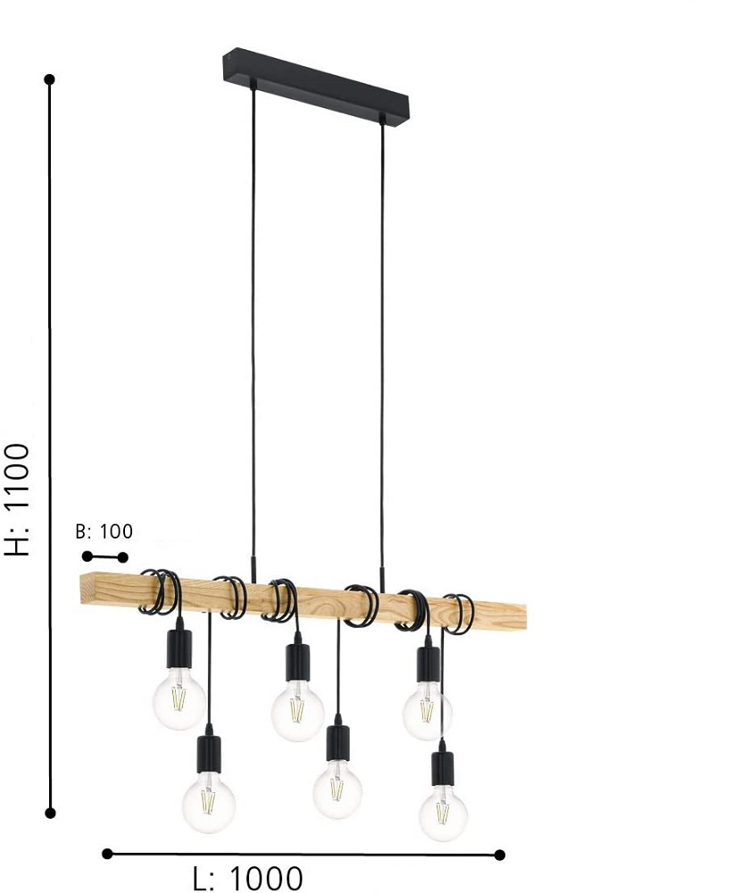 Lustra Vintage 6 Pendule Townshend 4 lustra vintage 6 pendule townshend descriere