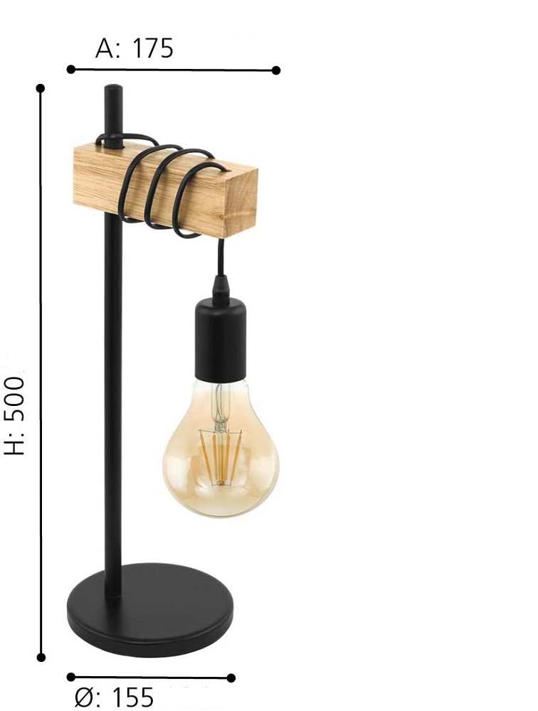 Lampa Birou Vintage 1 Pendul Townshend 5 veioza vintage 1 pendul townshend descriere