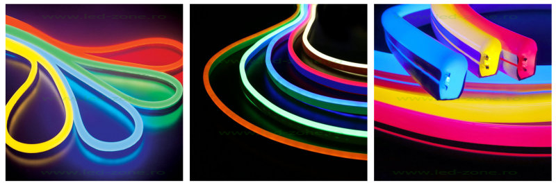 neonflex led ultra slim diverse culori 12v premium 6