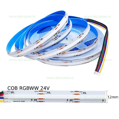 Banda LED COB 840 LED/ML RGBWW Interior 24V 1 banda led cob rgbww interior 24v p2