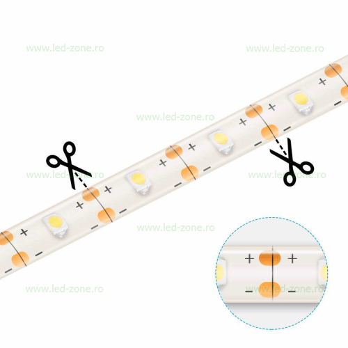 banda led 2835 60 smd ml silicon 5v usb p3