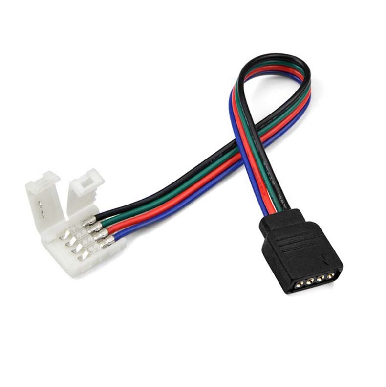 Conector Alimentare Banda LED 5050 RGB 12V la Controller cu 4 Pini 3 conector alimentare banda led 5050 rgb 12v la controller cu 4 pini 2