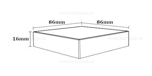 Telecomanda Monocrom 4 Zone MiLight RF Montaj Perete LZ4033 9 telecomanda monocrom 4 zone milight rf montaj perete lz4033 7