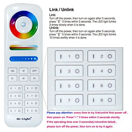 Telecomanda 8 Zone MiLight RF 4 telecomanda 8 zone milight rf 3