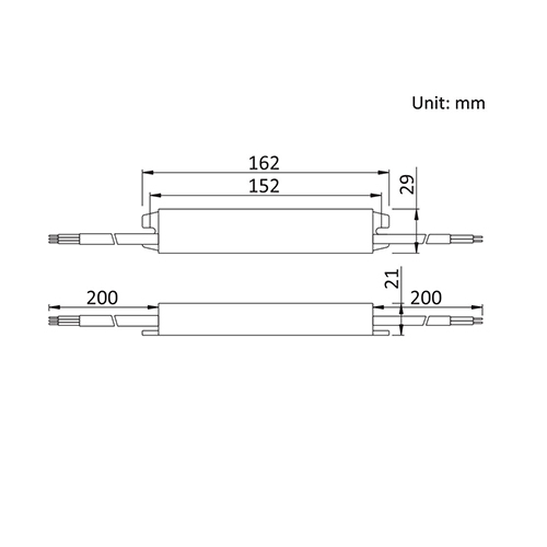 sursa alimentare banda led 12v 30w ip67 waterproof slim 2