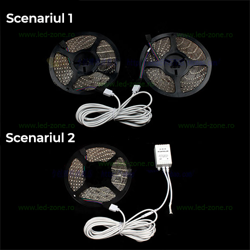 Conector Prelungire Banda LED RGB 12V 5m 6 conector prelungire banda led rgb 12v 5m 4