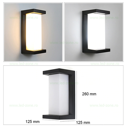 aplica led 12w exterior lz2207 1