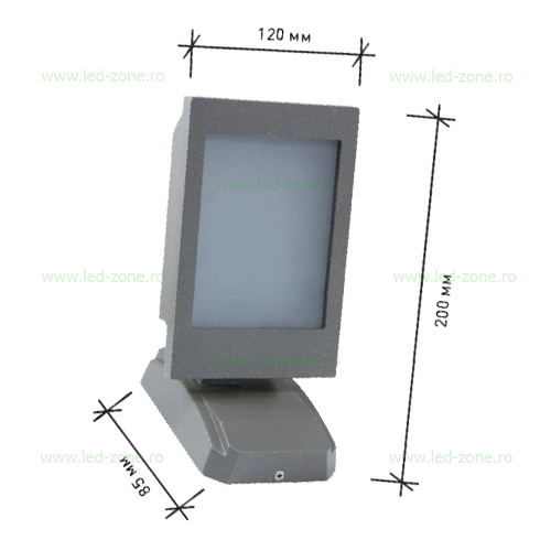 Aplica LED 18W Exterior LZ2102 5 aplica led 18w exterior lz2102 1
