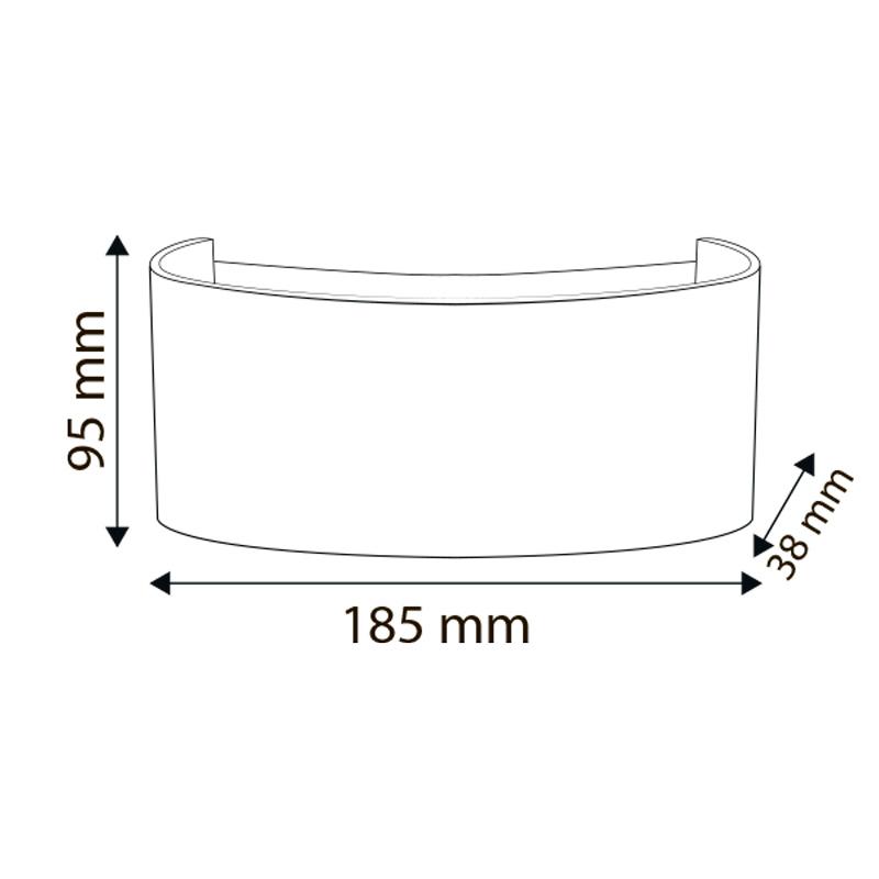 Aplica LED 2x3W Exterior Negru LZ2056-6 Alb Natural 1 aplica led 2x3w exterior proton 4