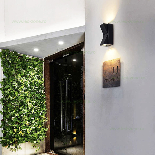 Aplica LED 2x5W Exterior LZ01 5 aplica led 2x5w exterior lz201 3