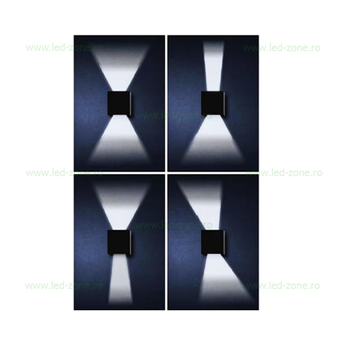 Aplica LED 4W Exterior Diverse Culori 1 aplica led 4w exterior diverse culori 3