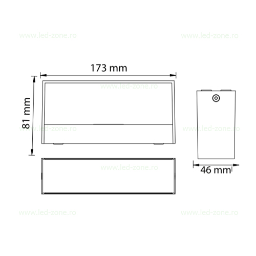 Aplica LED 9W Exterior ANDIZ 5 aplica led 9w exterior diverse culori 4