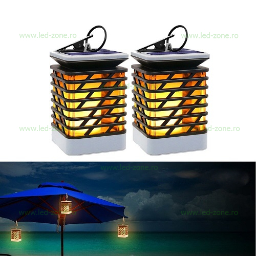 Lampa LED Gradina Solara Flacara XF6001 4 lampa led gradina solara flacara xf6001 2