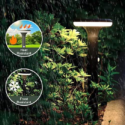 stalp led gradina solar senzor ip 54 2