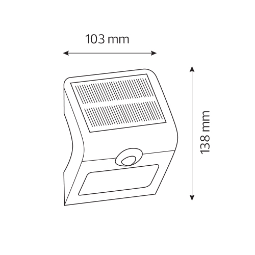 Lampa LED Exterior 1W 36 SMD Solara Senzor 3 lampa led exterior 36 smd solara senzor 2
