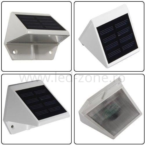 Lampa LED Exterior 4 DIP LED Solara Alb 4 lampa led exterior 4 dip led solara alb 2