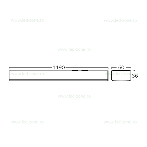 Corp Iluminat LED CCT 36W 120cm Senzor Miscare Microwave IP40 1 corp iluminat led cct 36w 120cm senzor miscare microwave ip65 7
