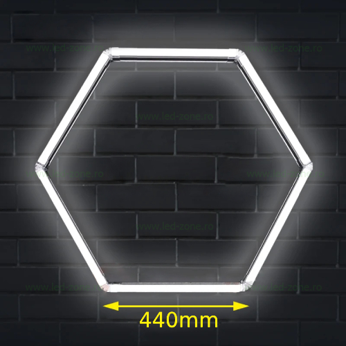 hexagon led honeycomb 48w tub 440mm